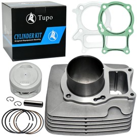 Tupo 229cc 68.5mm Cylinder Piston Ring Gasket Top End Rebuild Kit Compatible with Honda Recon 250 TRX250 TRX 250 TRX250X TRX250TM TRX250TE Sportrax 250 TRX250EX 2x4 2002-2024