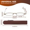 I-Mag Mini Metal Spring Hinge Reading Glasses with Slide Open