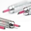 Disposable Microblading Needles 50pcs Pink 0.15mm Nano Microblading Blades Eyebrow