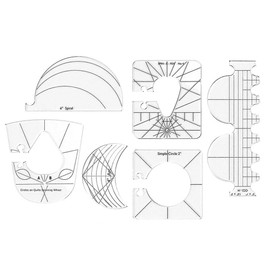 Quilting Templates Ruler Sewing Machine Domestic Free Motion Transparent Meander
