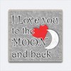 HmHome Fridge Magnet I love you to the moon and