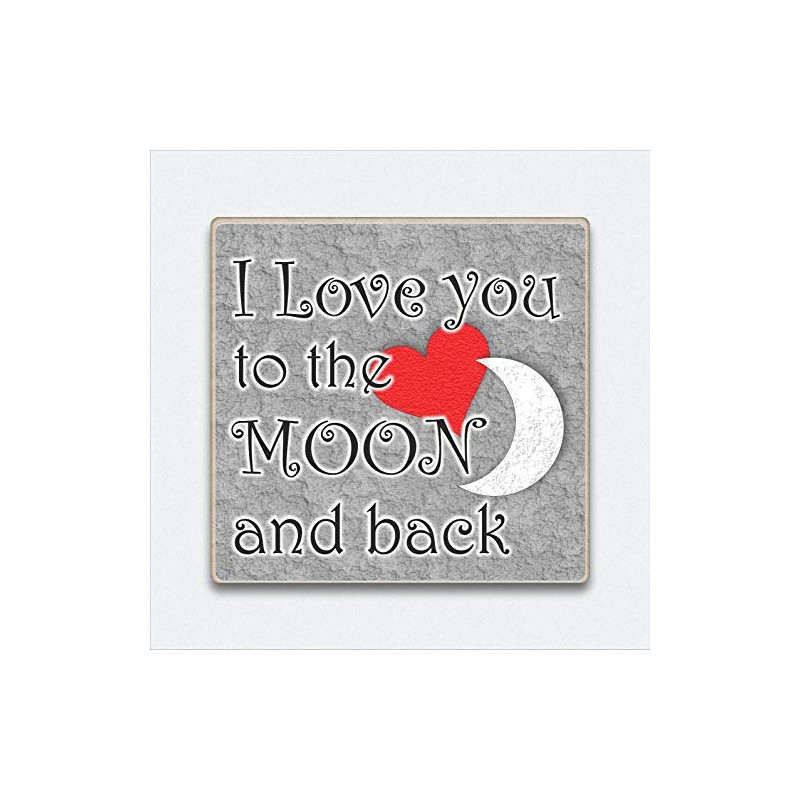 HmHome Fridge Magnet I love you to the moon and