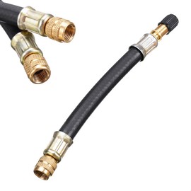 Universal Flexible Tyre Valve Extenders, Flexible Tyre Valve Extensions for Tyre Valve Adapter with Valve Cap, 100 mm Tyre Valve Extension Angle Valve for Car, Motorcycle, Bicycle