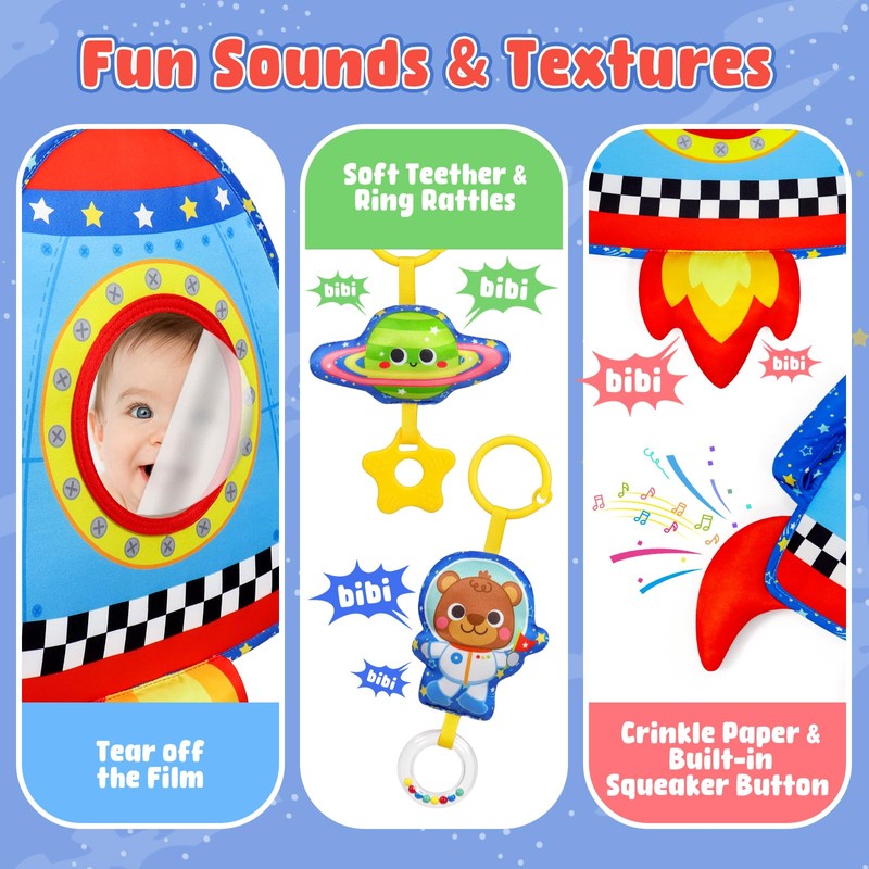 Dr.Rapeti Car Seat Toy for Car Ride Baby