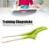 Disabled Chopsticks ABS and Bamboo Streamlined Anti Skid Learning Chopstick