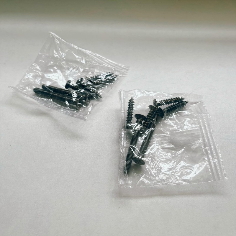 STARPY Door Handle Screws, Black, 1-2/5 inch, Steel, Iron Alloy,