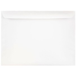 JAM PAPER 9 x 12 Booklet Commercial Envelopes - White - Bulk 250/Box