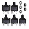 Fuzbaxy 5PCS 20Amp Circuit Breakers with Push Button Reset with