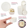 Goalfly Heavy Duty Standard White Cupcake Liners, 200 Pcs Muffin