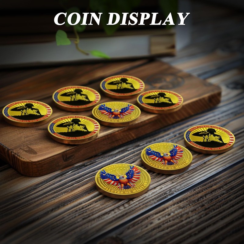 ASmileIndeep 1 Pcs Military Challenge Coins - Thank You for