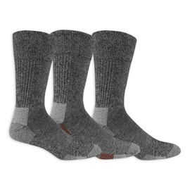 Dr. Scholl's Men's Advanced Relief Blisterguard - 2 & 3 Pair Packs Sock, Multi-colored (Gray), 12.5-15 US