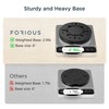 FORIOUS Toilet Paper Holder Stand, Modern Freestanding Tissue Roll Holder