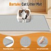 Silicone Cat Litter Box Mat 32"x 22" Extra Large Cat
