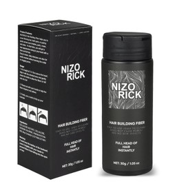 NIZORICK Hair Fibers for Thinning Hair,Hair Building Fibers Instantly Thicker & Fuller Look,Conceals Hair Loss Fill In Fine Hair Powder for Women and Men(30g/1.05oz) (New Light Brown)