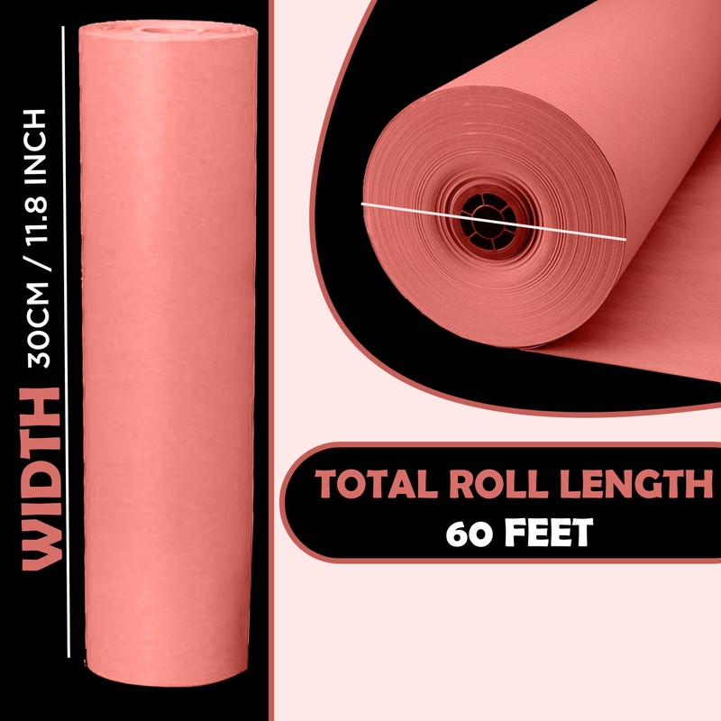 Pink Butcher Paper Roll for Smoking Meat - 30.5 cm