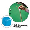 BIUDECO Pool Chalk Carrier Aluminum Billiards Chalk Case Snooker Accessory