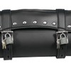 Hot Leathers Large PVC Tool Bag with Padlocks TBB1005-12X6X4