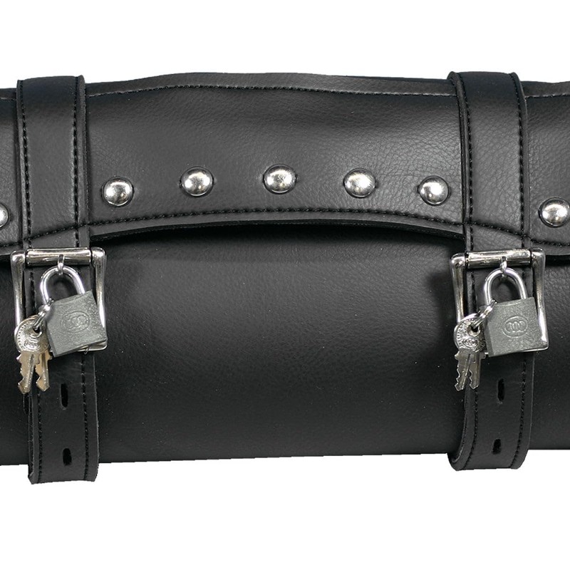 Hot Leathers Large PVC Tool Bag with Padlocks TBB1005-12X6X4