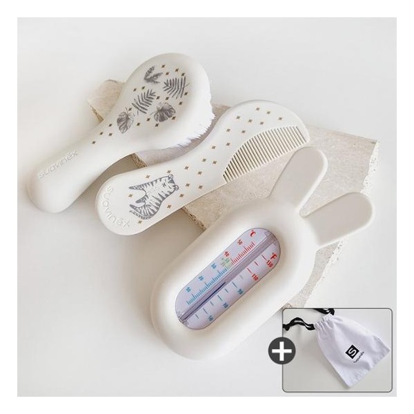 Swabinex Baby Bit Bath Thermometer Gift Set (Choose 1 of 3 Types) (Free Gift) / 스와비넥스 아기빗 탕온도계 기프트세트 3종 택1 (사은품증정)