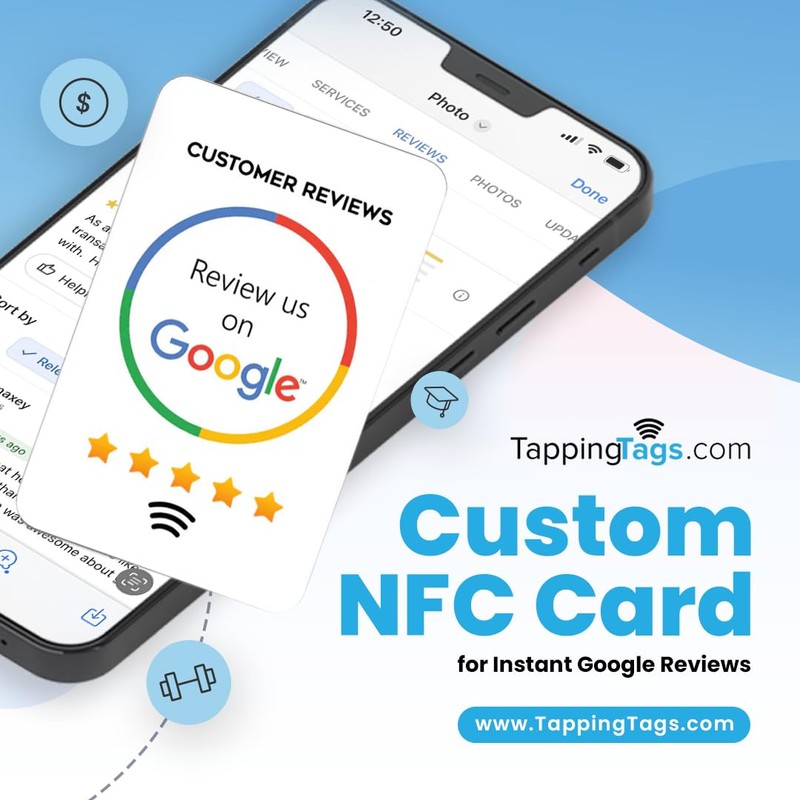 Google Reviews Tapping Card