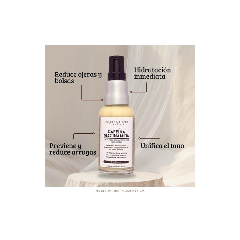 Crema Anti-ojeras Con Cafeína 5% Y Niacinamida 4% 35ml