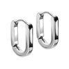FILANGO 1 Pair Surgical Steel Hoop Earrings | Oval |