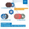 PFERD COMBICLICK 42098001 Fibre Disc Set, 9 Pieces / Corundum