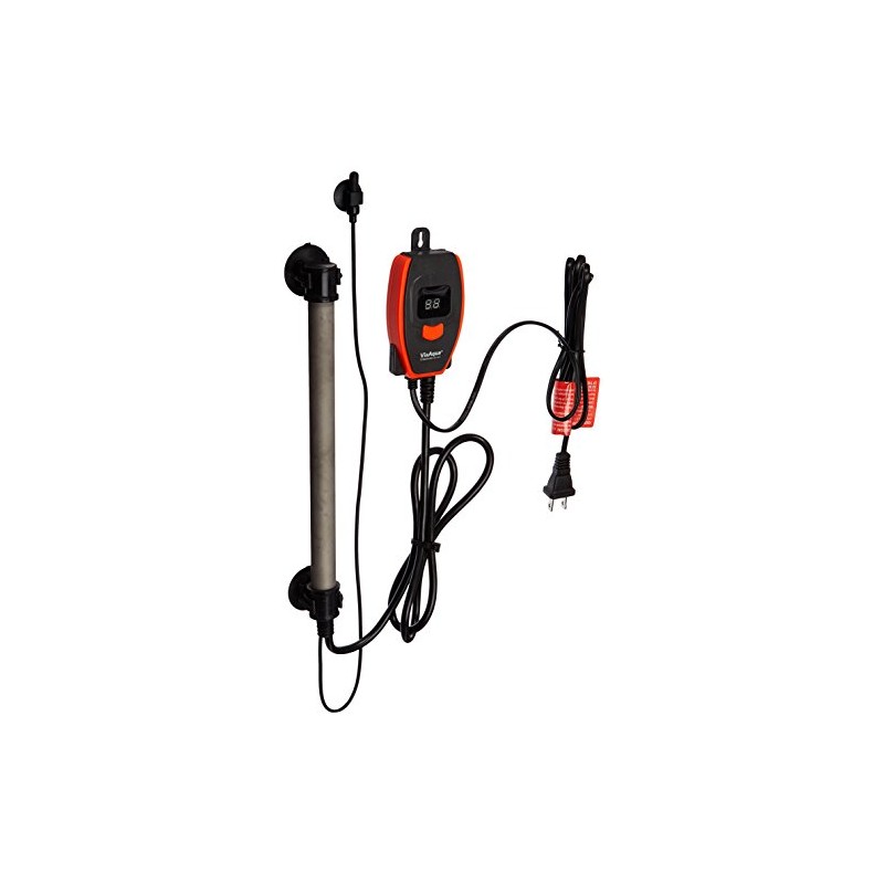 ViaAqua 300 Watt Titanium Heater, Gray (VA300T)