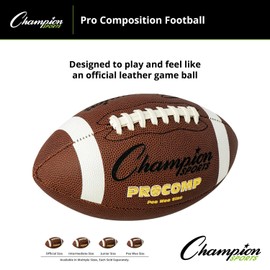 Champion Sports Pee Wee Size Pro Comp Football