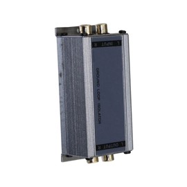 Lyaciomn Ground Loop Isolator Line Level Converter High to Low RCA to RCA Ad-205A, Silver, 500375181