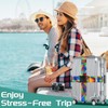 OffiEase Luggage Straps for Suitcases Travel Belt - Baggage Identifiers