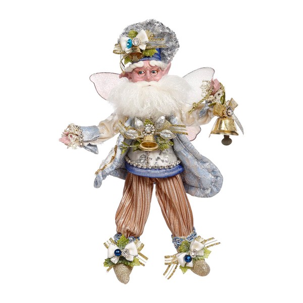 Goodwill Mark Roberts 28cm Santa Fairy Christmas Bells - Silver