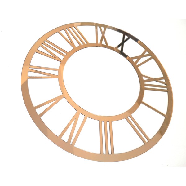 11.81 Inch (30cm) Gold Elegant Clock Face for Resin, Crafts,