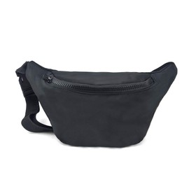 Lightweight Black Bumbag Waist Pack Money Bet for Travel or Festivals