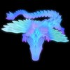 XineYuor 3D Printed Dragon Egg Mysterious Dragon Toy Luminous Dragon