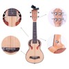 Paisen Soprano Ukulele 21 inch Hawaii Spruce Ukuleles with Tuner