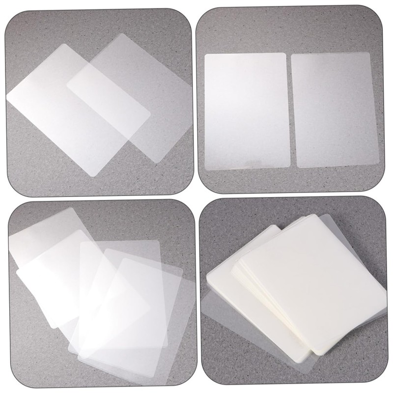 OHPHCALL 300pcs Waterproof Protective Film Laminating Sheets for Photo Paper