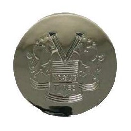 Vogue Tyres Chrome Snap in Wheel Center Cap C009901CAP CV01-VOG Cap