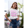 Teacher Shirts for Women Funny Teach Autism Graphic Tees Tops