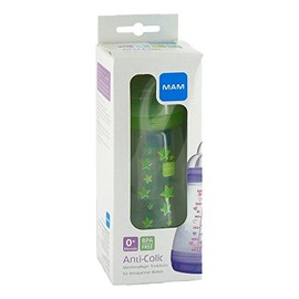MAM Anti Colic Flasche 260ml neutrales Design incl. Sauger Gr.1