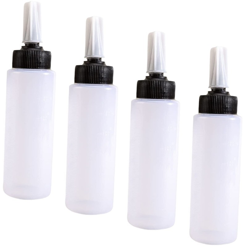TOVINANNA 2sets Hair Applicator Bottle Refillable Empty Hair Dyeing Bottle