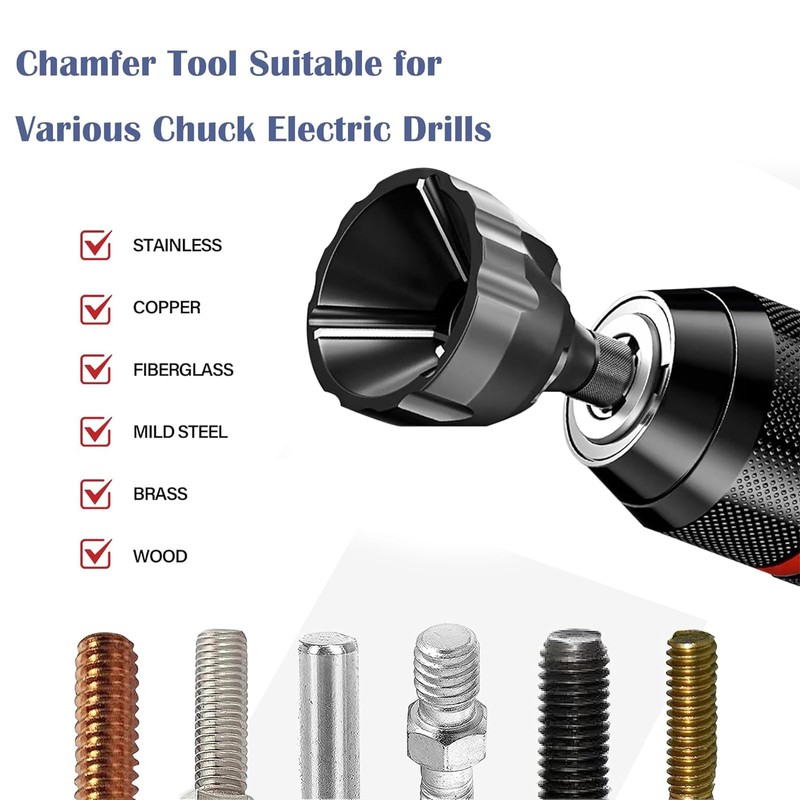 Deburring External Chamfer Tool Pipe Deburring Tool with Tungsten Steel