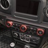 Gear Knob Trim, Aluminium Alloy Material Air Conditioning Button Cover