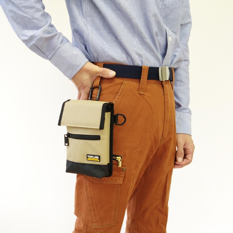 Bohken Club Pouch, Tough Label, beige