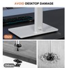 Dual Monitor Stand - Vertical Stack Screen Free-Standing Monitor Riser