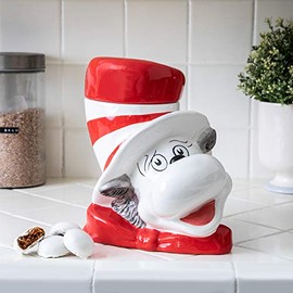Vandor Dr. Seuss The Cat in The Hat Sculpted Ceramic Cookie Jar