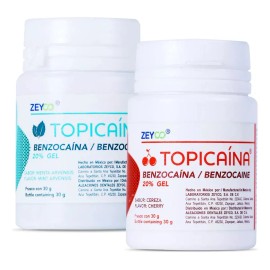 Zeyco Topicaína Benzocaína Frasco Zeyco ( 2 Tarros )