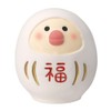 Decole Concombre ZCB-35576 Bundo Daruma White Approx. φ1.2 x H1.3