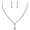 EVER FAITH Mujer Sets de Joyería Cristal Zirconia Cúbica Gota
