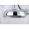 Kingston Brass K124A1 Victorian Raindrop Showerhead, Polished Chrome